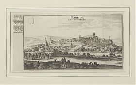 Nabburg/Oberpfalz: Kupferstich, Gabriel Bodenehr, um 1720 - Antiquariat Steutzger