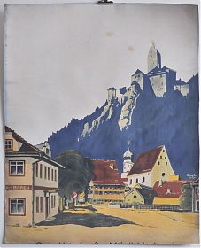 Franz Siegele: Kipfenberg. Fremdenverkehrsplakat - Antiquariat Steutzger