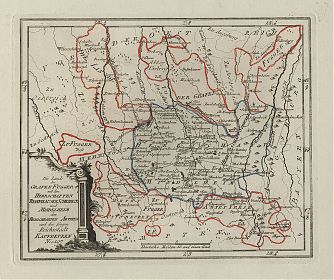 Thannhausen, Schwabeck, Mindelheim, Kaufbeuren: Kupferstich-Karte, Reilly, c. 1790