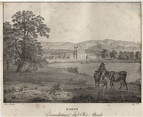 Oberaltaich: Lithographie, Kunike/Alt, 1826 - Antiquariat Steutzger