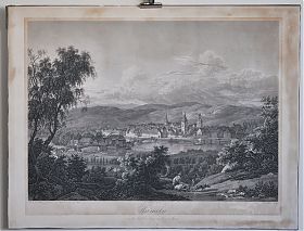 Hameln: Kupferstich bei Frommel, ca. 1840 - Antiquariat Steutzger