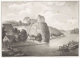 Wackerstein/Pförring: Lithographie, Kunike/Alt, 1826 - Antiquariat Steutzer