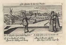 Laubach/Hessen: Kupferstich aus Meisner Schatzkästlein, 1626 - Antiquariat Steutzer / Wasserburg am Inn & Buch am Buchrain
