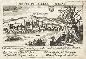 Witzenhausen : Kupferstich aus Meisner's Schatzkästlein, 1637 / Antiquariat Steutzger / Buch am Buchrain & Wasserburg am Inn