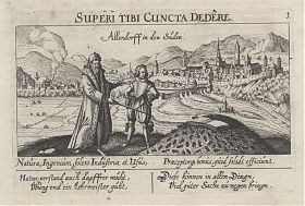 Allendorf/Bad Soden: Kupferstich, Meisner Schtatzkästlein, 1624 - Antiquariat Steutzger / Buch am Buchrain & Wasserburg am Inn
