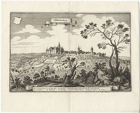 Waldenburg : Kupferstich, Matthäus Merian, um 1650 - Antiquariat Steutzger / Buch am Buchrain / Wasserburg am Inn