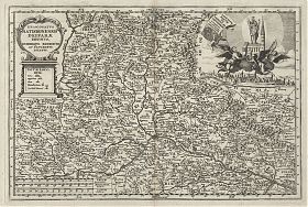 Episcopatus Ratisbonensis : Kupferstichkarte - JosephSteutzger / Buch am Buchrain & Wasserburg am Inn