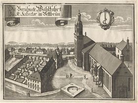 Wallfahrt Bettbrunn (St. Salvator) : Kupfersich, Michael Wening, 1701 (Erstauflage) - Joseph Steutzger / Antiquariat & Kunsthandel / Buch am Buchrain & Wasserburg am Inn