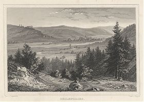 Beilngries/Hirschberg: Stahlstich, Johann Poppel, 1846 - Joseph Steutzger / Antiquariat / Buch am Buchrain & Wasserburg am Inn