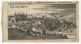Eichstätt : Kupferstich, Riegel, ca. 1687. - Antiquariat Joseph Steutzger / Buch am Buchrain & Wasserburg am Inn (vormals Eichstätt)