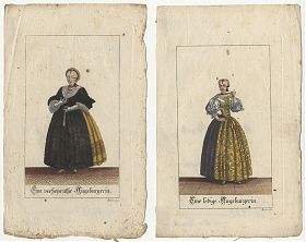 Augsburger Frauentrachten 