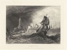 Ramsgate (Harbour) : Stahlstich & Mezzotinto, Lupton/Tuner, 1856 - Antiquariat Joseph Steutzger - Wasserburg am Inn & Buch am Buchrain