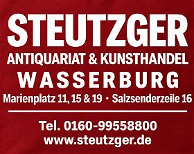 Öffnungszeiten : Antiquariat Steutzger / Wasserburg am Inn