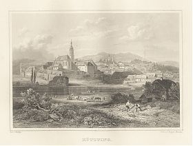 KÖTZTING : Stahlstich von Poppel/Würthle, um 1880 - Antiquariat Joseph Steutzger - Buch am Buchrain & Wasserburg am Inn